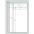 Dinamica Ballet “FIGARO” Fixed Mirror