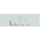 Dinamica Ballet "PINA" Bară de balet portabilă cu roți