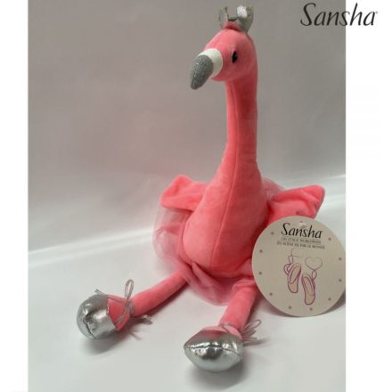 Sansha táncos flamingó plüssállat