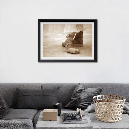 Pointe Shoes Sepia - Feine Kunst Giclée Ballettfotografie-Druck