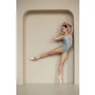 Grand Prix Dancewear Poesie/Blaire bársony betétes spagetti pántos alap dressz, tüll háttal