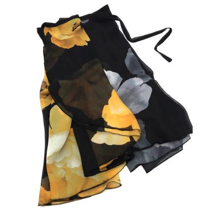 Átkötős repertoár szoknya, chiffon virágos Grand Prix Dancewear Oriella