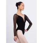 Grishko DA1931M Carlotta body cu mâneci lungi și inserții din tul