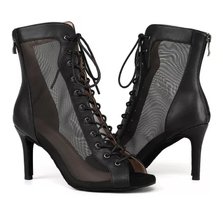 HROY 208 Open-Toe Character Dance Boots