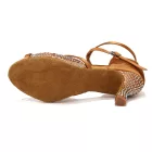 HROY 7132 Pantofi de dans latino – cu mai multe barete și strasuri