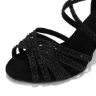 HROY 7169 Pantofi de dans latino – cu mai multe barete și strasuri