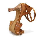 HROY L162 Pantofi de dans latino cu strasuri