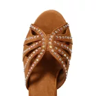 HROY L162 Pantofi de dans latino cu strasuri