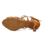 HROY L510 Pantofi de dans latino cu barete multiple și strasuri