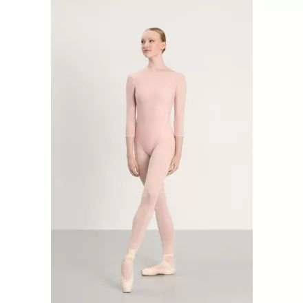 Intermezzo Ballettanzug mit Bootsausschnitt, 3/4-Ärmeln und Tülleinsatz, 31712