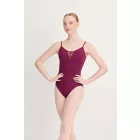 Intermezzo spaghetti strap ballet leotard with lace insert, 31716