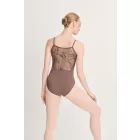 Intermezzo spaghetti strap ballet leotard with lace insert, 31716
