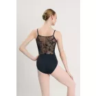 Intermezzo spaghetti strap ballet leotard with lace insert, 31716