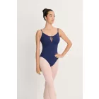 Intermezzo spaghetti strap ballet leotard with lace insert, 31716