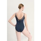 Rochie de balet Intermezzo cu bretele spaghetti și inserție din dantelă, 31722