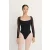 Intermezzo 31731 long sleeve leotard with tulle inserts and tulle sleeves
