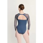 Intermezzo 31731 langärmliger Ballettanzug mit Tülleinsätzen und Tüllärmeln