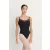 Intermezzo 31732 spaghetti strap leotard with tulle inserts