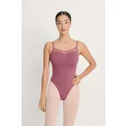 Intermezzo 31732 spaghetti strap leotard with tulle inserts