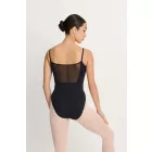 Intermezzo 31732 spaghetti strap leotard with tulle inserts