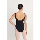 Intermezzo 31733 boat neckline leotard with tulle inserts