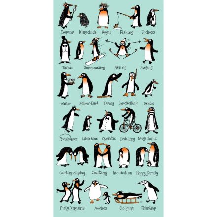 Pingvines törölköző
