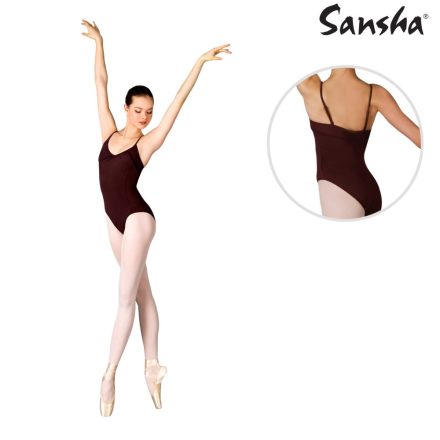 Sansha LE1540 M/B Masha Masha Tricou de balet cu bretele subțiri 