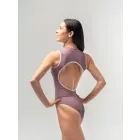 Mara Aura sleeveless ballet leotard with turtleneck and front zipper