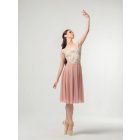 Fustă lungă de balet Mara din plasă elastică