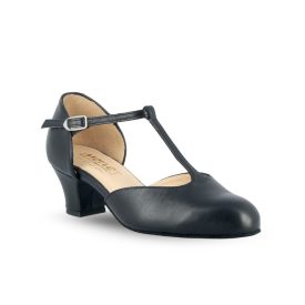 Merlet Eva women’s T-strap character shoes with low heel