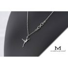 MIKELART 027PS SILVER NECKLACE