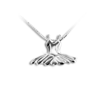 Mikelart 037 Tutu classico Silver necklace