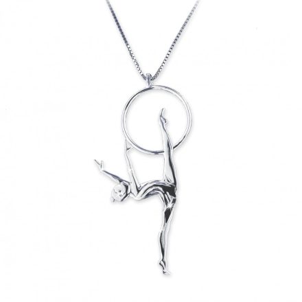 Mikelart GR02 The Hoop Balance Silver Necklace