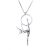 Mikelart GR02 The Hoop Balance Silver Necklace
