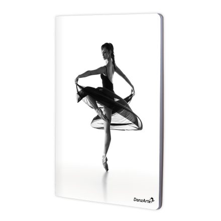 DanzArte “Turning Pointe” A4 matt laminated notebook