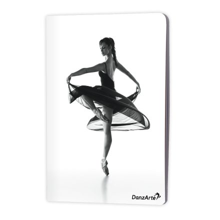 DanzArte “Turning Pointe” A5 matt laminated notebook