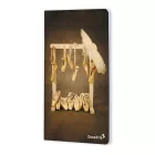 DanzArte “Hanging Pointe Shoes” A6 matt laminated notebook