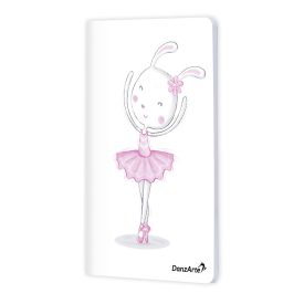   DanzArte “Dancing Bunny On Pointe” A6 Notebook matt, laminiert
