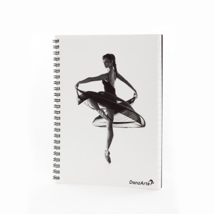 Danzarte "Turning Pointe" A5 Spiral Notebook