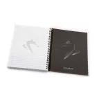 Danzarte "Pointed" A5 Spiral Notebook