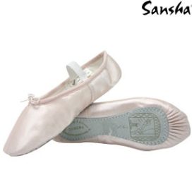 Sansha No.14S. Canvas Pantofi de balet din satin