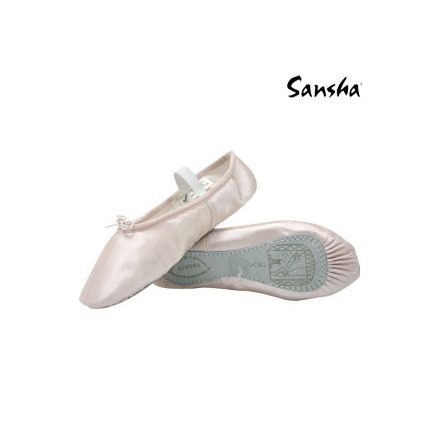Sansha No.14S. Canvas Pantofi de balet din satin