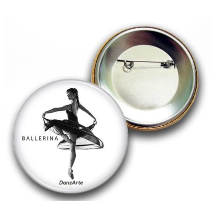 DanzArte “Turning Pointe” Pin Badge - 56 mm