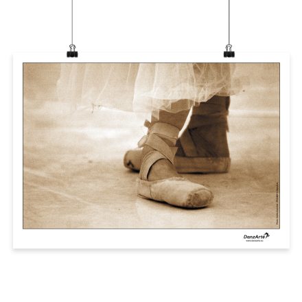 DanzArte “Pointe Shoes Sepia” Poster A3