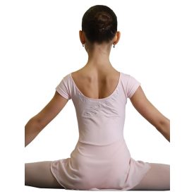   Pridance art.263 Kurzarm-Tanztrikot mit Rock in Kindergrößen
