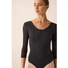 Pridance ART.292 Long Sleeve Ballet Leotard, Corset-Inspired Design