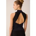 Pridance ART.333 Top with high neck and elastic tulle inserts