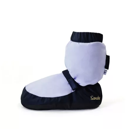 Sansha WOOE kids booties with embroidered logo