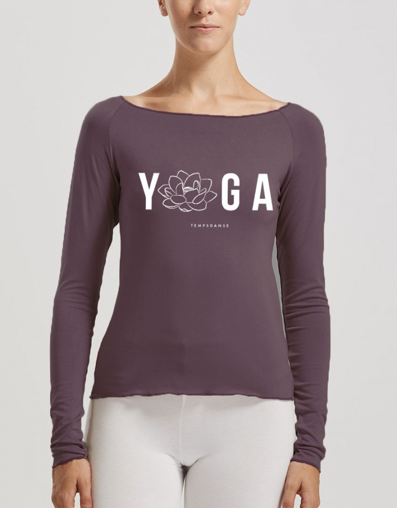 Ejendommelige Isse Selskabelig TempsDanse Aman Karma Long sleeves yoga T-shirt