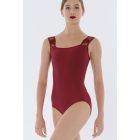 Wear Moi Amina leotard, with lace inserts, sleeveless